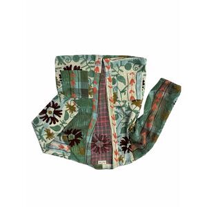 Shes One OAK Women's Size XL Patchwork Boho Blazer Jacket Handmade